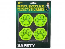 8PK Reflective High Visibility Stickers